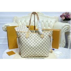 Louis Vuitton N41362 Neverfull PM tote Bag in Damier Azur coated canvas With Beige Louis Vuitton N41362 Neverfull PM tote Bag in Damier Azur coated canvas With Beige