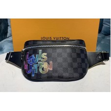 Louis Vuitton N44336 Discovery bumbag Damier Graphite Canvas With Print Louis Vuitton N44336 Discovery bumbag Damier Graphite Canvas With Print