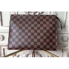Louis Vuitton N47542 TOILETRY POUCH 26 in Damier Ebene Canvas