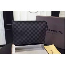 Louis Vuitton N47545 Ebony Handbag in Damier Graphite Canvas Louis Vuitton N47545 Ebony Handbag in Damier Graphite Canvas