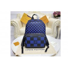 Louis Vuitton N50021 Campus Backpack in Navy blue and black Damier Infini 3D cowhide leather Louis Vuitton N50021 Campus Backpack in Navy blue and black Damier Infini 3D cowhide leather
