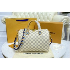 Louis Vuitton N50054 Speedy 30 Bandoulière bag in Damier Azur coated canvas Louis Vuitton N50054 Speedy 30 Bandoulière bag in Damier Azur coated canvas