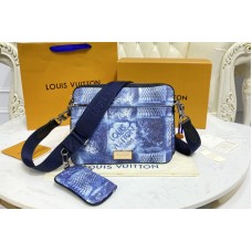 Louis Vuitton N50068 Trio Messenger Bag in Blue Damier Salt canvas Louis Vuitton N50068 Trio Messenger Bag in Blue Damier Salt canvas