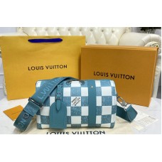 Louis Vuitton N50076 City Keepall Bag in Teal Cowhide leather Louis Vuitton N50076 City Keepall Bag in Teal Cowhide leather