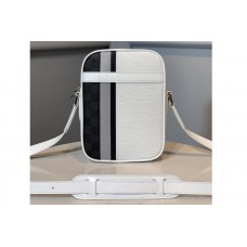 Louis Vuitton N51460 Danube Slim Bag in White Epi Leather Louis Vuitton N51460 Danube Slim Bag in White Epi Leather