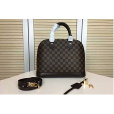 Louis Vuitton N53151 Alma Bags in Damier Ebene Canvas