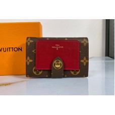 Louis Vuitton M69433 Juliette wallet in Monogram coated canvas With Fuchsia Pink