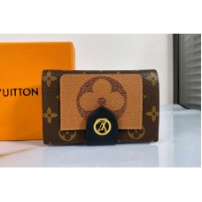 Louis Vuitton M69432 Juliette wallet in Monogram and Monogram Giant Reverse coated canvases