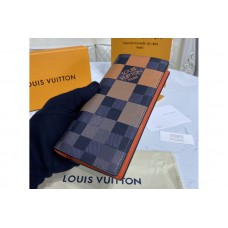 Louis Vuitton N60424 Brazza wallet in Orange Damier Graphite Giant coated canvas Louis Vuitton N60424 Brazza wallet in Orange Damier Graphite Giant coated canvas