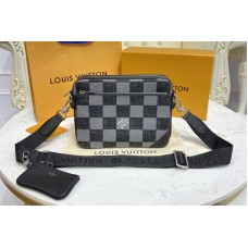 Louis Vuitton N80401 Trio Messenger bag in Graphite Cowhide leather Louis Vuitton N80401 Trio Messenger bag in Graphite Cowhide leather