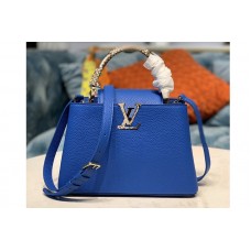 Louis Vuitton N98387 Capucines BB Handbag in Royal Blue Taurillon Leather Louis Vuitton N98387 Capucines BB Handbag in Royal Blue Taurillon Leather