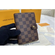 Louis Vuitton R20700 Small Ring Agenda Cover in Damier Ebene Canvas Louis Vuitton R20700 Small Ring Agenda Cover in Damier Ebene Canvas