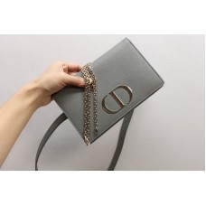 Christian Dior taigne 2-in-1 pouch S2086 in Gray Calfskin Christian Dior taigne 2-in-1 pouch S2086 in Gray Calfskin