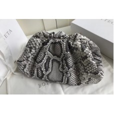 Bottega Veneta Pouch in Silver Python Leather