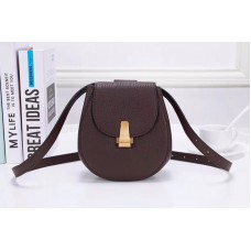 Bottega Veneta Angle Belt Bags Coffee Calf Leather