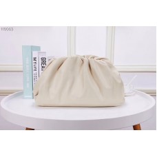 Bottega Veneta The Pouch Bags White Butter Calf Leather