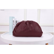 Bottega Veneta The Pouch Bags Bordeaux Butter Calf Leather