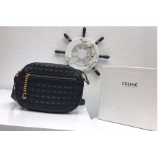 Celine Quilted Calfskin Small C Charm Bags Black Celine Quilted Calfskin Small C Charm Bags Black
