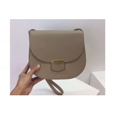 Celine Medium Trotteur Bag in Grained Calfskin Khaki Celine Medium Trotteur Bag in Grained Calfskin Khaki