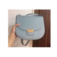 Celine Medium Trotteur Bag in Grained Calfskin Blue Celine Medium Trotteur Bag in Grained Calfskin Blue