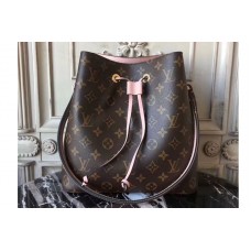 Louis Vuitton M44022 Neonoe Bag in Monogram Canvas With Pink