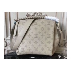 Louis Vuitton M51224 Babylone Chain BB Bag in Gray Mahina perforated calf leather
