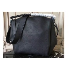 Louis Vuitton M51223 Babylone Chain BB Bag in Black Mahina perforated calf leather