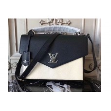 Louis Vuitton M54849 My Lockme Bag in Black/White Calf Leather Louis Vuitton M54849 My Lockme Bag in Black/White Calf Leather