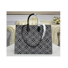 Louis Vuitton M57207 Since 1854 Onthego GM tote bag in Gray Jacquard Since 1854 textile