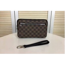 Louis Vuitton N41663 Kasai Clutch in Damier Ebene Canvas