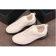 Mens Prada Cloudbust Air sneakers in White Leather